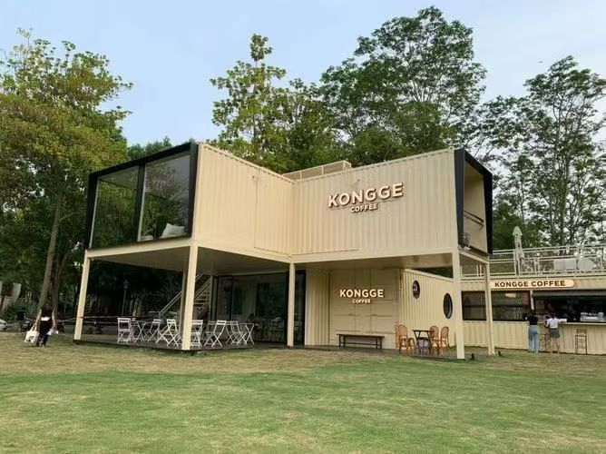 Custom Two-Story Container Coffee Shop Successfully Completed and Put into Operation