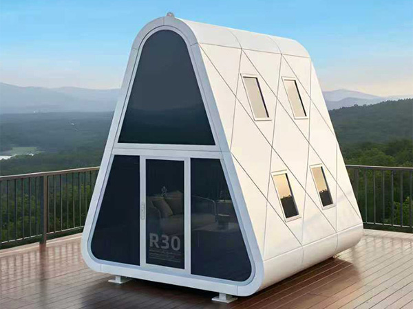 Triangular Apple Cabin  Glamping Pod