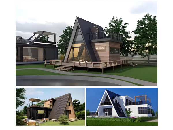A-Frame Prefabricated Glamping Cabin House