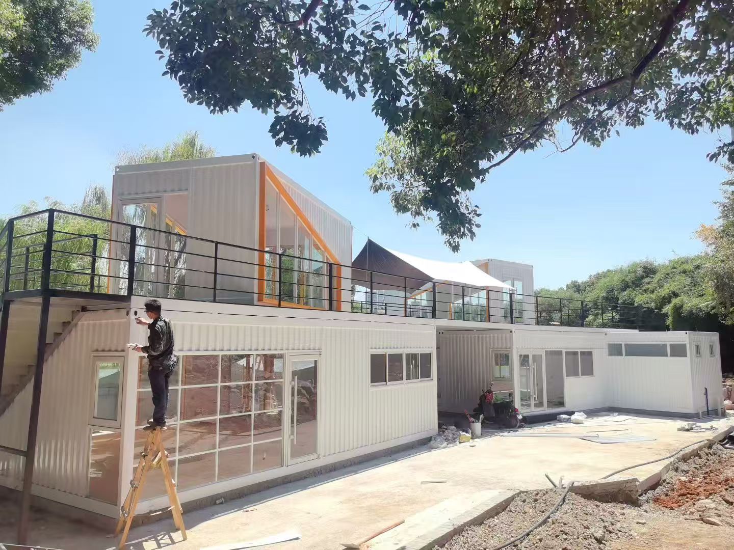 Custom Multi-Story Container Building Project Successfully Completed From Design to On-Site Installation